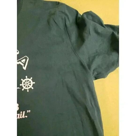 Nautica T-Shirt Men's XXL Short Sleeve Crew Neck Graphic Logo Excellent  A45 - Picture 4 of 8